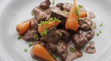 Braised Venison with carrots